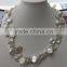 9-10 mm White Baroque Freshwater Pearl Jewelry Necklace