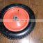 size 13x3 wheel Top quality rubber wheel with steel rim 13*3
