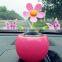Dongguan Manufacturer 2015 Hot Sale New Style Flip Flap Solar Flower Toy , Solar Power Dancing toy For Car Accessary