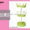 New design swivel ABS slippers rack, 2-tier shoe stand, plastic shoe rack