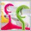 Cheap high quality plastic hanger with lips for baby scoks in OEM manufacturer