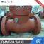 Pressure seal swing check valves