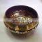 Best Selling Symbolic Colored Tibetan Healing Meditation Singing Bowl