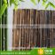 Custom wholesale bamboo fencing brown colour rolled framed fence