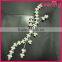 silver rhinestone chain flower decorative hair pin WHD-056