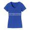 Ladies Bulk V-neck Bamboo Custom Print Blank Sublimation Tshirt