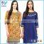 Clothing Apparel Cotton Om Ladies Printed Long Kurta Styles