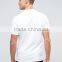 Comfortable slim fit high quality o neck short sleeve white t-shirt for men
