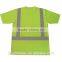 Mens high visibility 3M reflective tape ANSI 107 warning t-shirt