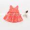 Summer Latest Kids Sleeveless Printed Sundress Design Baby Girls Palisstani Fashion Dresses