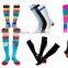 wholesale custom light compression nurse socks knee high private label sport compression running socks-ZP0008
