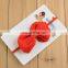 Chiffon bows with fine elastic hair band girls hair Europe neonatal Headband