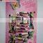 Fashion Camouflage Hair Snap Clips Butterfly Shape Hair accessories