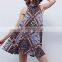2016 New Style Fashion Chiffon Print Elegant Women Indian Dress Party Women 2015 NT6776
