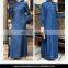 Fashion Muslim Women Long Sleeves Denim Maxi Dress (16042301)