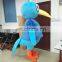 Custom Piki bird mascot costume blue bird mascot for kids party