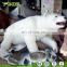 Arctic Theme Mini Golf Decor Life Size Animal Animatronic Polar Bear