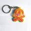 Customized design 3D soft PVC rubber keychain