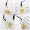 Leaf shape gold color plated leaf bookmark custom metal bookmarks gold metal leaf bookmark
