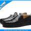 Black and white stripe cheap casual shoes on wholesale