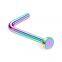 European and American fashion simple personality nose nail stainless steel foreign trade accessories factory direct sale wholesale titanium ear studs