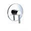 Round shape Brass Single Lever Shower Mixer Water Control Concealed Valve