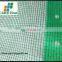 Green Leno Transparent scaffolding sheet, pre-punching holes, webbing reinforced band