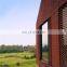 Water resistant corten steel decorative exterior screen wall panels