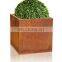 Garden plant protection corten steel planters large flower pots wholesale