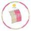 Wholesale Custom Logo Bodybuilding Durable Hula Circle That Wont Fall 8 Detachable Section Plastic Hula Circle