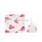 100% Cotton Newborn Baby Swaddle Blanket Wrap Set With Headband