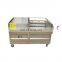 industrial nylon brush root vegetable potato ginger carrot asparagus washing peeling machine