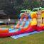 Tropical Jungle Bounce House Water Slide Combo Plam Trees Bouncy Castle For Sale