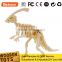 2014 new kids toy wooden dinosaur puzzle
