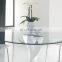 36" Inch Round Glass Table Top, 3/8" Thick, Ogee Edge, Tempered Glass