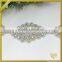 Wholesale hot fix ab crystal bridal neckline diamond trim rhinestone applique FRA-092