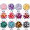 12 pots Promotional 3D Nail art kit Diamond rhombus shaped nail shining sequin spangles paillette decoration