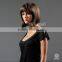 W3302 5A Charming short natural straight hair wig for woman