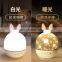 Home decoration music rotating night light projector with remote control