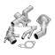 4pcs Set Aluminum Coolant Flange Upgrade Kit For VW MK4 Golf Jetta GLI GTI 337 1.8T 2000-2005 For Audi TT 2000 2001 2002