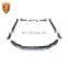 Carbon fiber side skirt splitter front car lip full set small body kit for BNW X6M Haman style