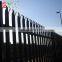 PVC Coated Palisade Fence Steel Garden Fence