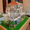 Nice scale villa house model with architectural figures , home house model