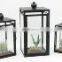 Popular Metal Glass Candle Lantern Home Decorative Moroccan Glass Lantern On Sale