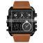 SKMEI Luxury 1391 Hot Sale Watch Big Face Leather 3ATM Waterproof Digital Watches Men