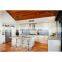 Stand Size Modern MDF Flat Pack Kitchen Cabinets with Island in Foshan China