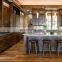 2021 New Classical blackwalnut kitchen cabinets set design