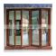 Los Angeles fancy external aluminium frame double glazed tempered glass exterior folding patio doors