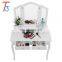 Unique Dressers Mirror Makeup Desk Dressing Table And Stool Set With Drawer