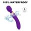 Super quality double headed motor powerful sex toys silicone flexible curve design wand massager for foot back neck g spot